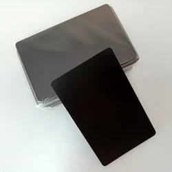 Matte Black Metal Steel And Plastic Combination Original NFC 213 Diy Blank Digital Business Card