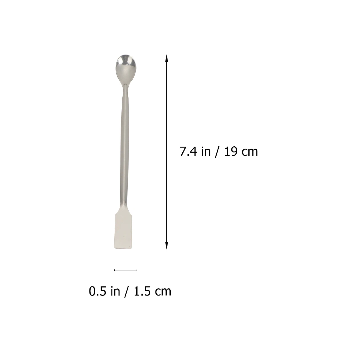 

15pcs Sampling Stainless Steel Medicine Reagent Lab Granular Long Handle Corrosion Resistance Rust Proof