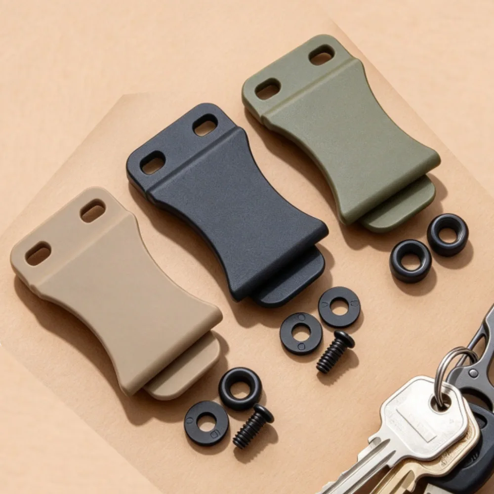 K Sheath Accessories with Screws Set 1 Piece K Sheath Waist CLIP Sheath Clip 3 Colors Back Clip Sleeve KYDEX HOLSTER CLIP