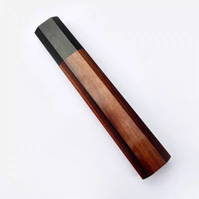 1 Piece Japanese Classic Octagonal for DIY Semi-finished Handmade Damascus Steel Wood Material