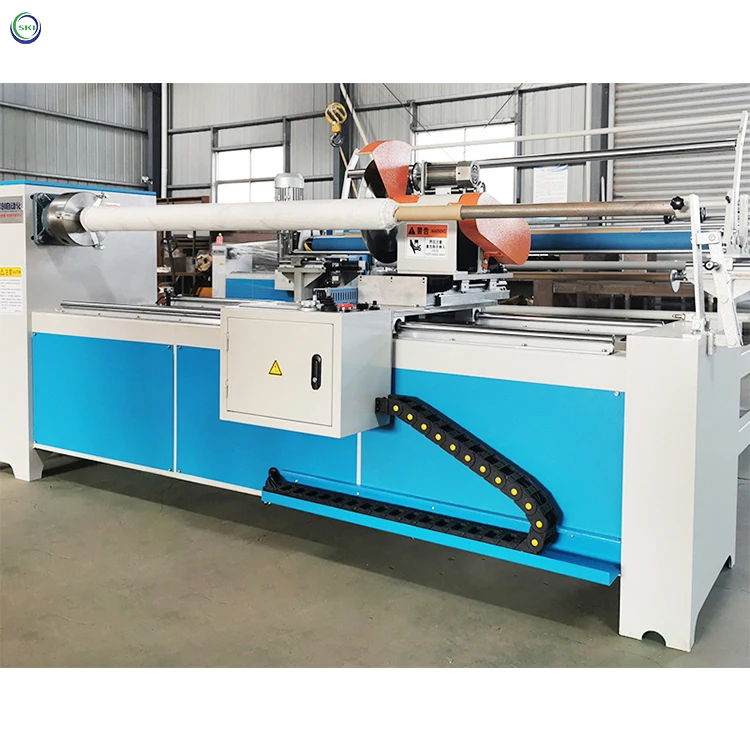 Fully Automatic Computerized Non Woven Fabric Roll Slitter Adhesive Tape Roll Cutting Machine
