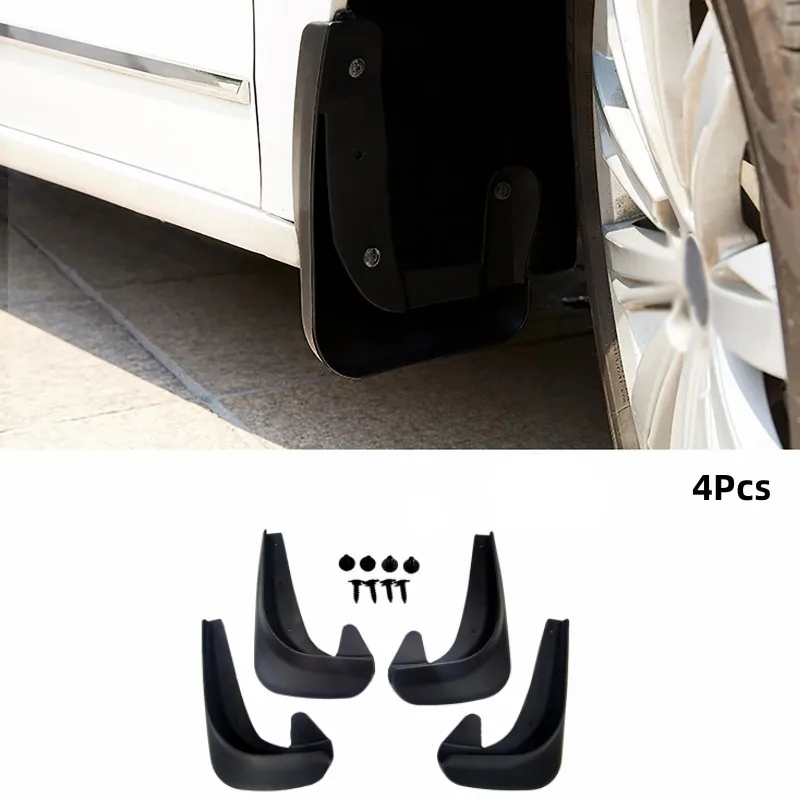 

4Pcs/set Universal Car Tire Fender Modified Mud Flap Anti-Splash EVA Plastic Splash Mudguards