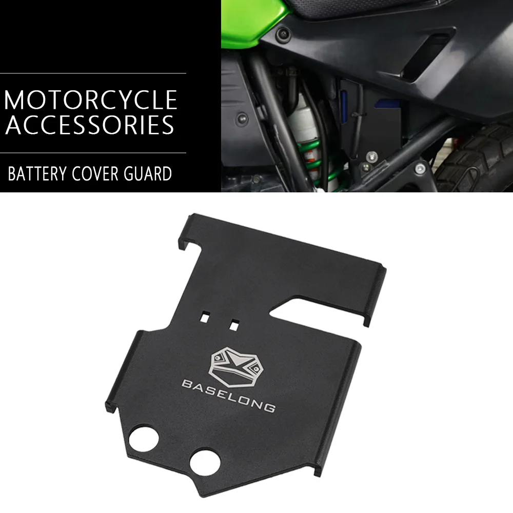 

Motorcycle Battery Cover Protection Guard Plate For Kawasaki KLR 650 KLR650 2008-2010 2011 2012 2013 2014 2015 2016 2017 2018