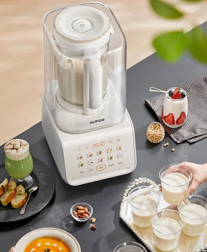 High Speed Blenders household automatic bass noise reduction soybean milk machine anti-stick and anti-paste cooking machine