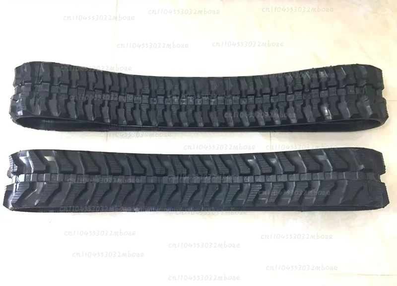 Micro Tiller Tractor Rubber Crawler Track, Rubber Chain Track Accessory for Track Transporter Micro Digging Equipment