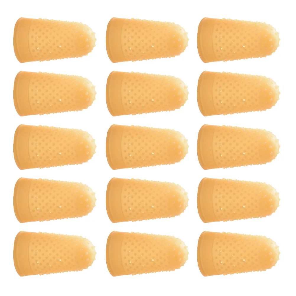 

Pockmarked Finger Cots Rubber Dots Anti-static Tips Covers Anti-slip Fingertips