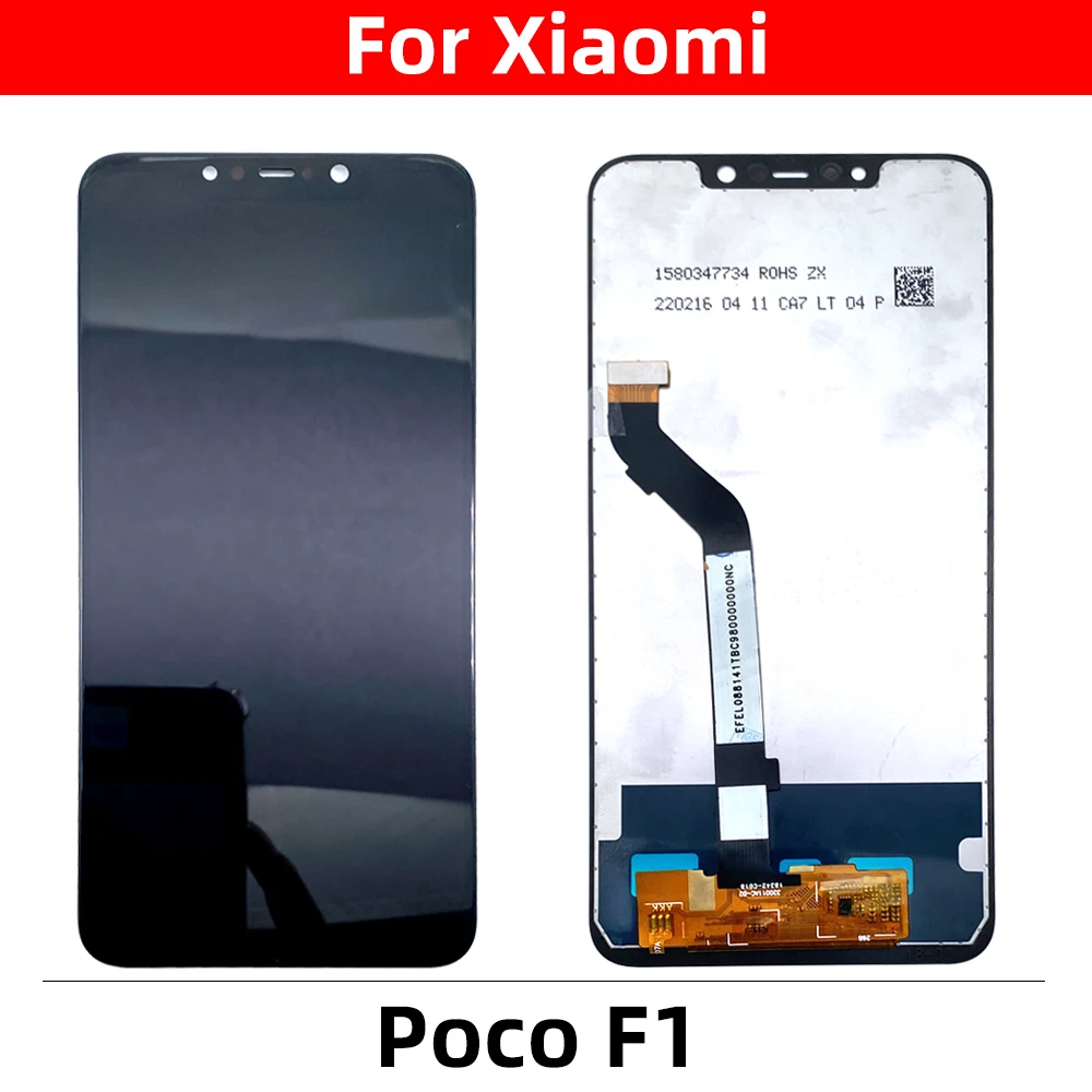 Display for XiaoMi Pocophone POCO F1 LCD Touch Screen Digitizer Assembly Repair For Xiaomi PocophoneF1