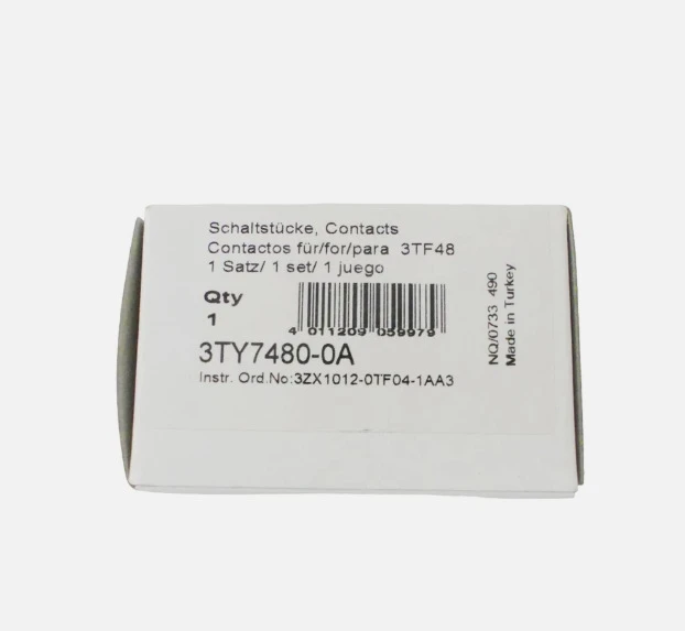 

Brand New Original 3TY7480-0A Contact Kit Fit 3TF48 Contactor Set 3TY7480 0A Fast Delivery