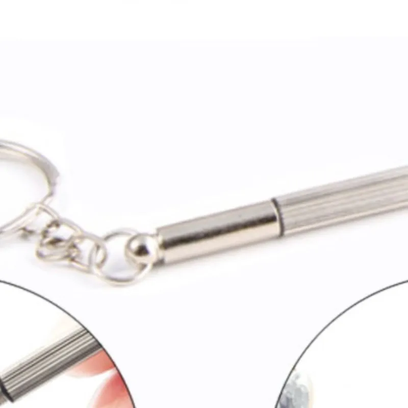 3 In 1 Glasses Screwdriver Eyeglass Screwdriver Watch Repair Kit With Keychain Portable Hand Tools Precision Screwdriver Tools