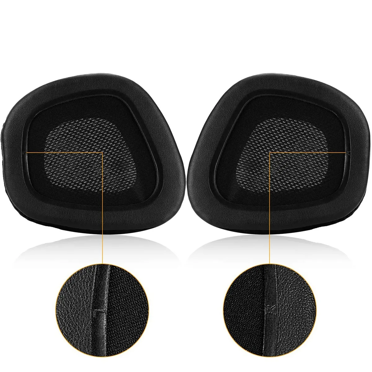 Almohadillas para los oídos, funda de almohadilla de espuma de repuesto para auriculares para juegos Corsair Void y Corsair Void PRO RGB con cable/inalámbrico