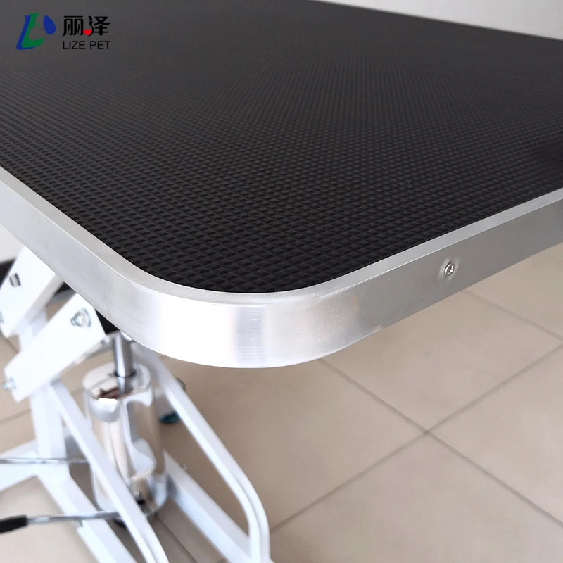 Dog Grooming Table Height Adjustable Hydraulic Drying Table Lift Grooming Table for Dogs Pets