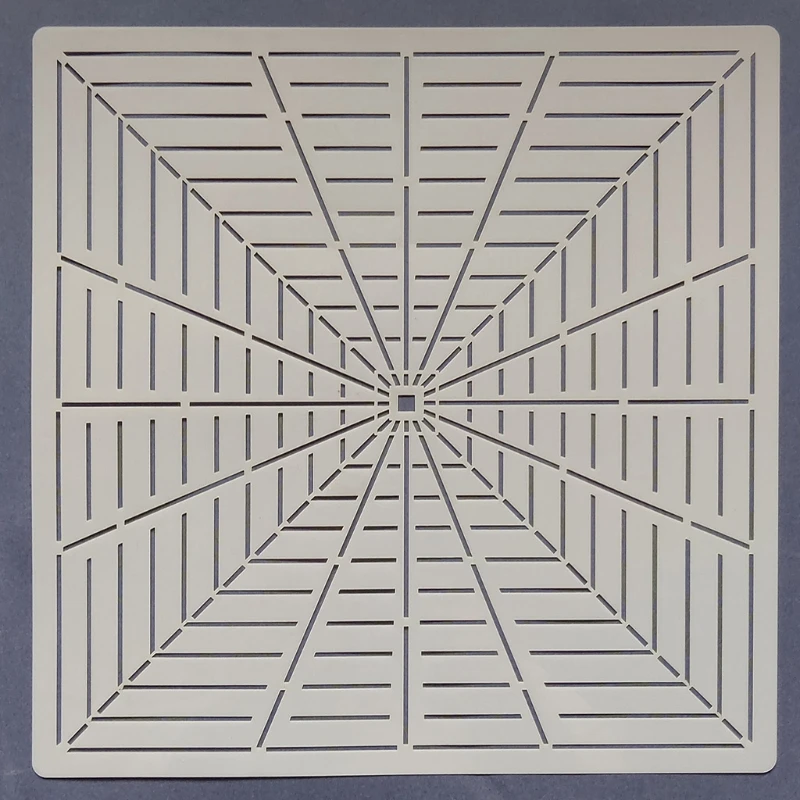 Modello punto vuoto pietra dipinta artigianato per stencil creativi per disegno mandala strumento ausiliario fDIY Rock