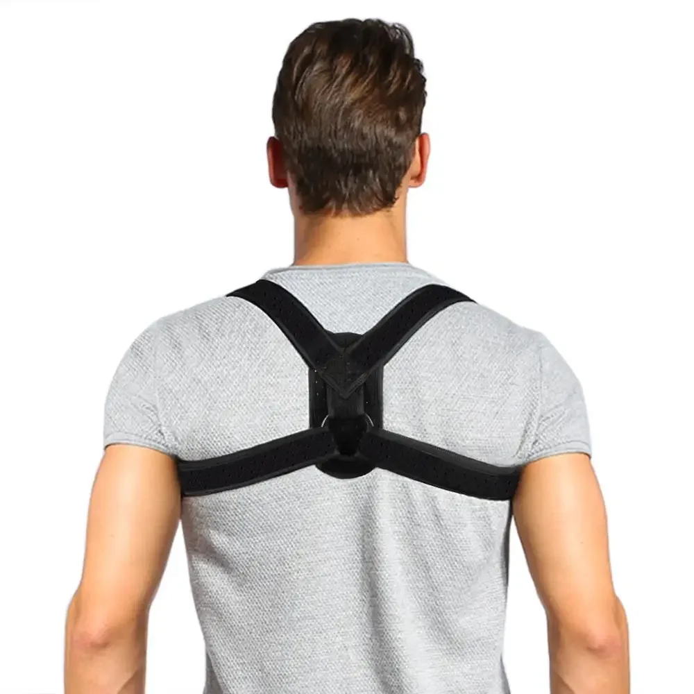 

Upper Back Posture Corrector Corset Brace Clavicle Support to Improve Bad Posture Inverted Eight-string Spine Clavicle Belt M L