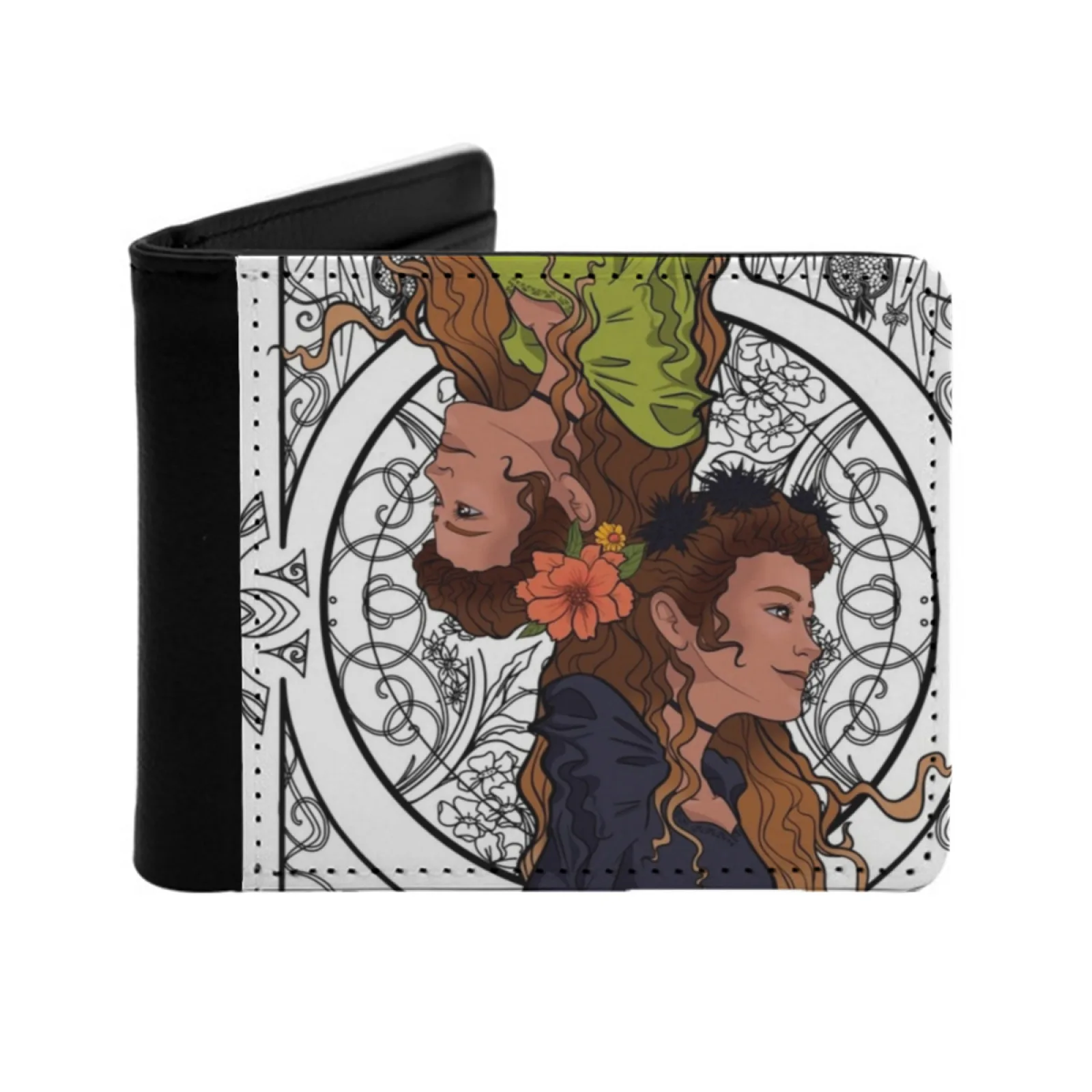 

Кошелек из искусственной кожи для мужчин и женщин, кошелек с держателем для кредитных карт, короткий кошелек Hadestown Hades Town Hades