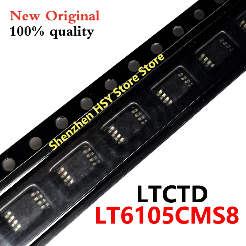 (2-5piece)100% New LT6105CMS8 LT6105 LTCTD msop-8