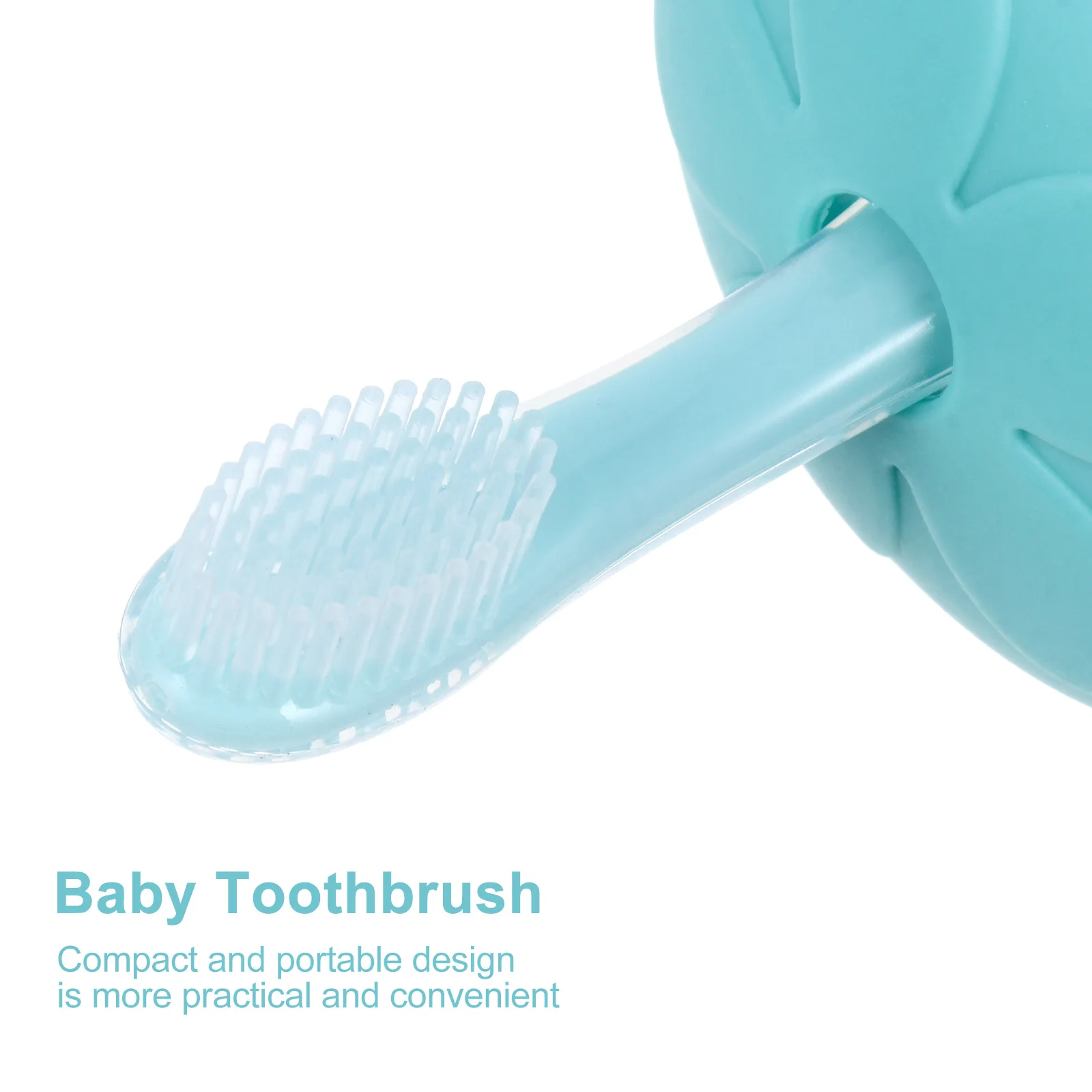 

Silicone Baby Toothbrush Kids Toddler Infant Brush Soft Bristles NonSlip H Mini Portable For Child Mouth Care