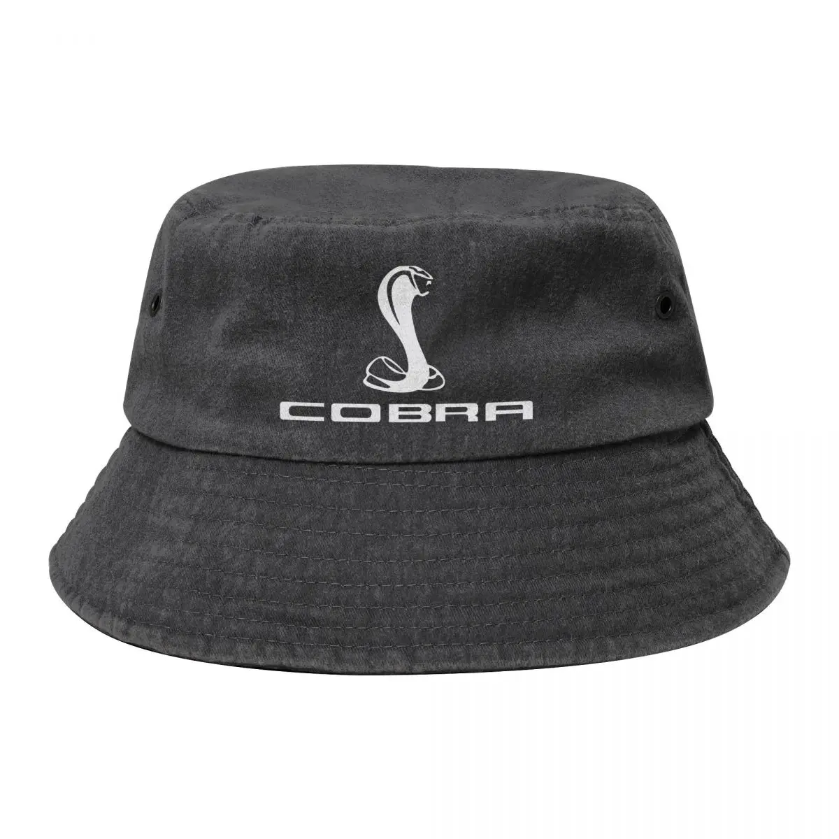 

Cobra A Cotton Cowboy Washed Denim Bucket Hats Fisherman Unisex Hop Bob Folding Hip Bucket Cap