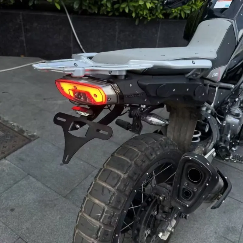 

FOR CFMOTO 450MT 450 MT 2024-2025-2026 Motorcycle Accessories License Plate Holder Bracket Rear Tail Tidy Fender Eliminator Kit