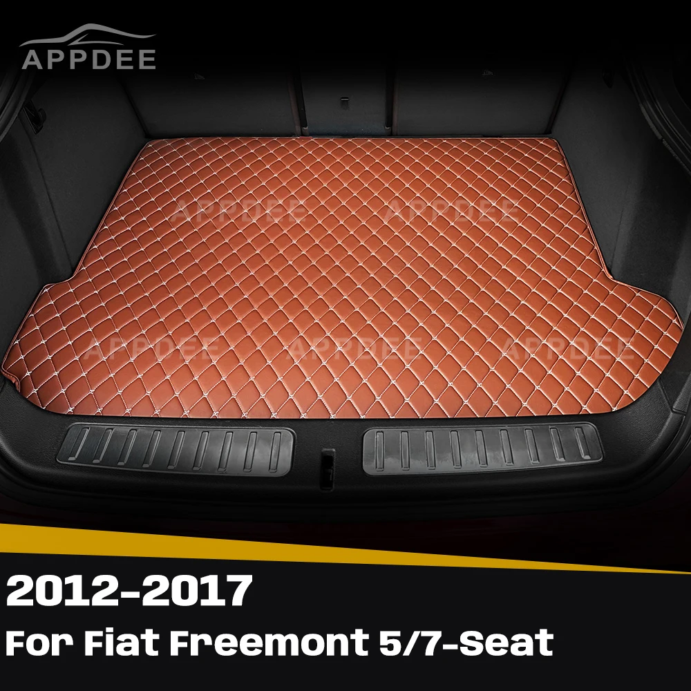 

For Fiat Freemont 5/7-Seat 2012-2017 Custom Car Trunk Mat Anti-dirty Pad Protective Pad Cargo Liner Auto Interior Accessories