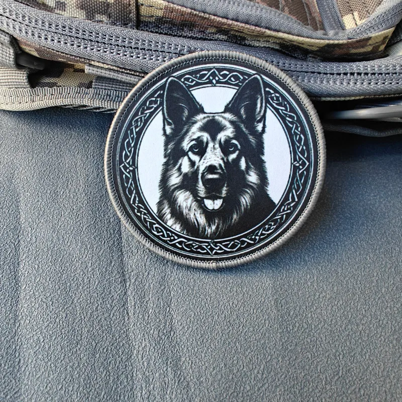 Deutscher Schäferhund, taktisches Aufnäher, militärisches Moralabzeichen, Armband, für Kleidung, Hüte, Rucksäcke, taktische Ausrüstung, Klettverschluss