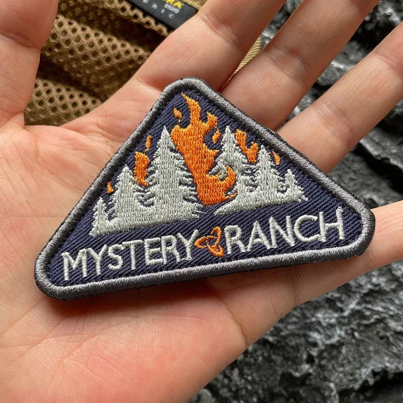 Embroidered Hook&loop Patches for Clothing mystery ranch Personality Morale Badge Backpack Decoration Sticker Tactical Emblem