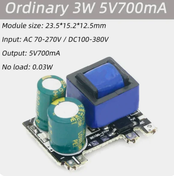 AC-DC 5V 700MA 12V 450MA 9V 500MA 3,5 W Präzisions-Buck-Wandler AC 220V bis 5V DC Step-Down-Transformator-Strom versorgungs modul