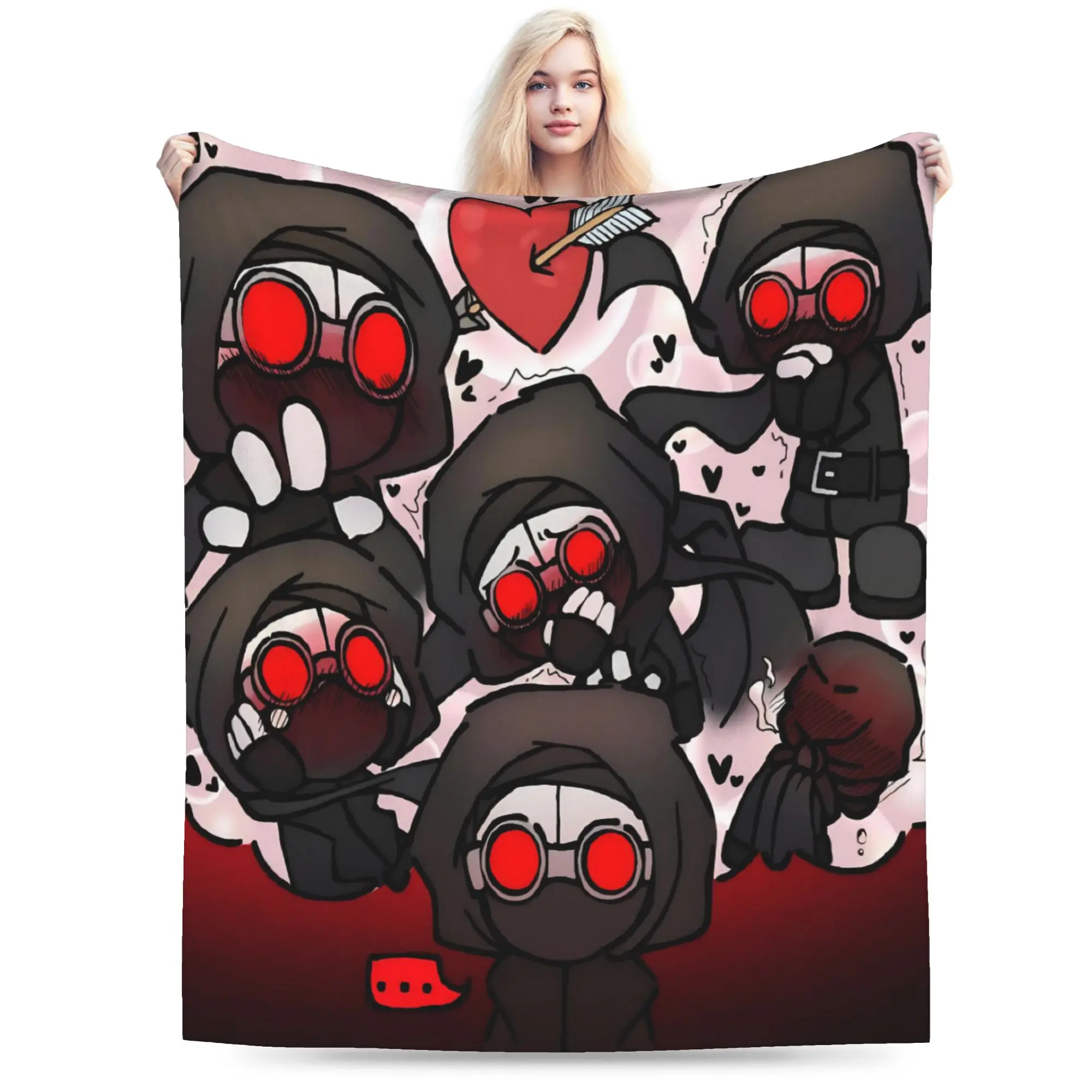 MADNESS COMBAT Hank Blanket Coral Fleece Plush  Cozy Soft Throw Blanket for Home Quilt