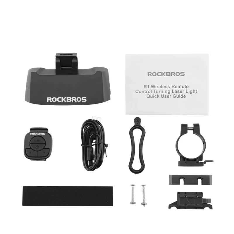 ROCKBROS Wireless Remote Control Bike Tail Light Waterproof Turn Signal Laser USB Rechargeable MTB Bicycle Safety Bicycle Light