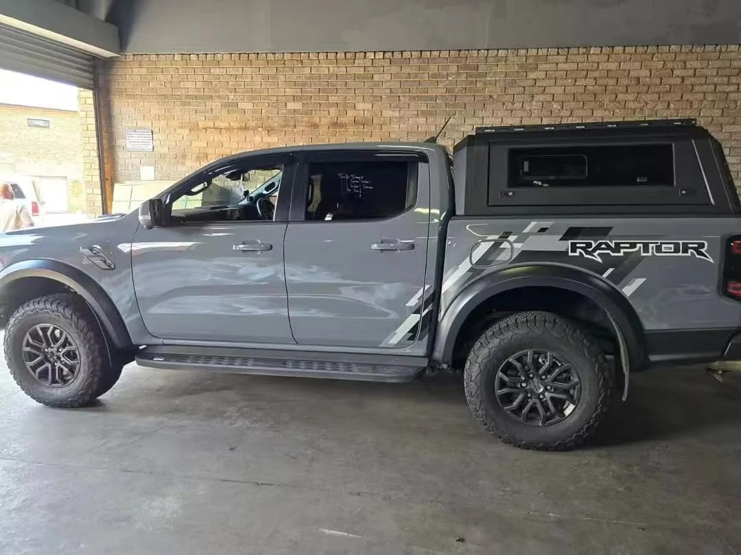 الثقيلة مقاوم للماء المضادة للصدأ سبائك الألومنيوم شاحنة بيك اب المظلة ل T F-150 شاحنة سرير تخييم قذيفة الذكية رام #6