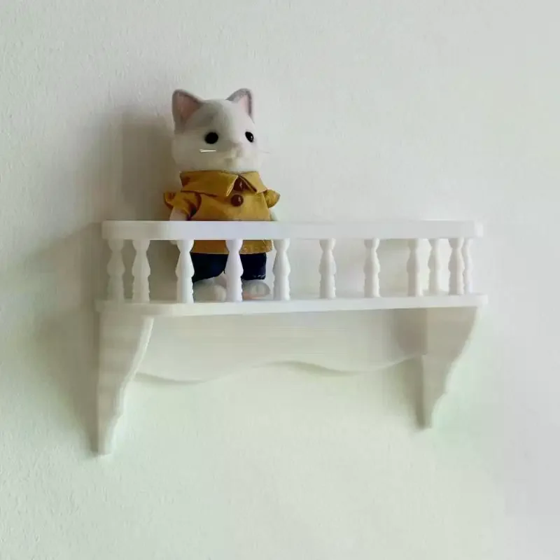 1/5Pcs Micro Model Miniature Building Model Accessories 1: 12 Dollhouse Simulation Wall Mounted Storage Rack Scene Decoration