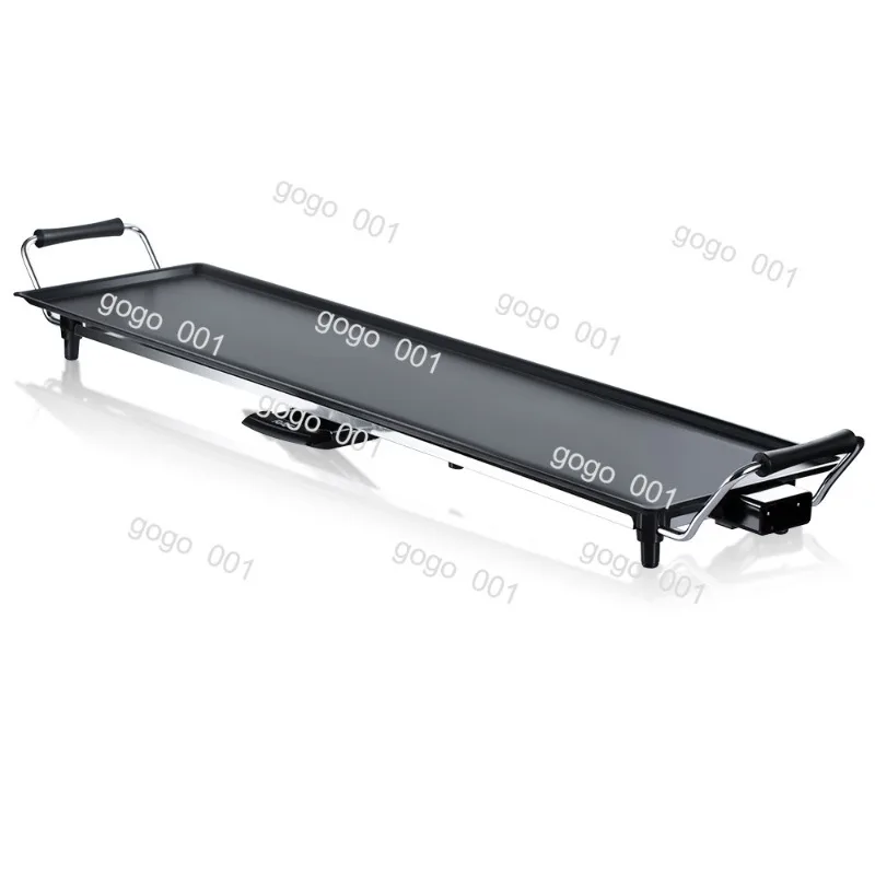 Smokeless Electric BBQ Grill Non Stick Home Multi Function Korean BBQ Pan for Meat Skewers