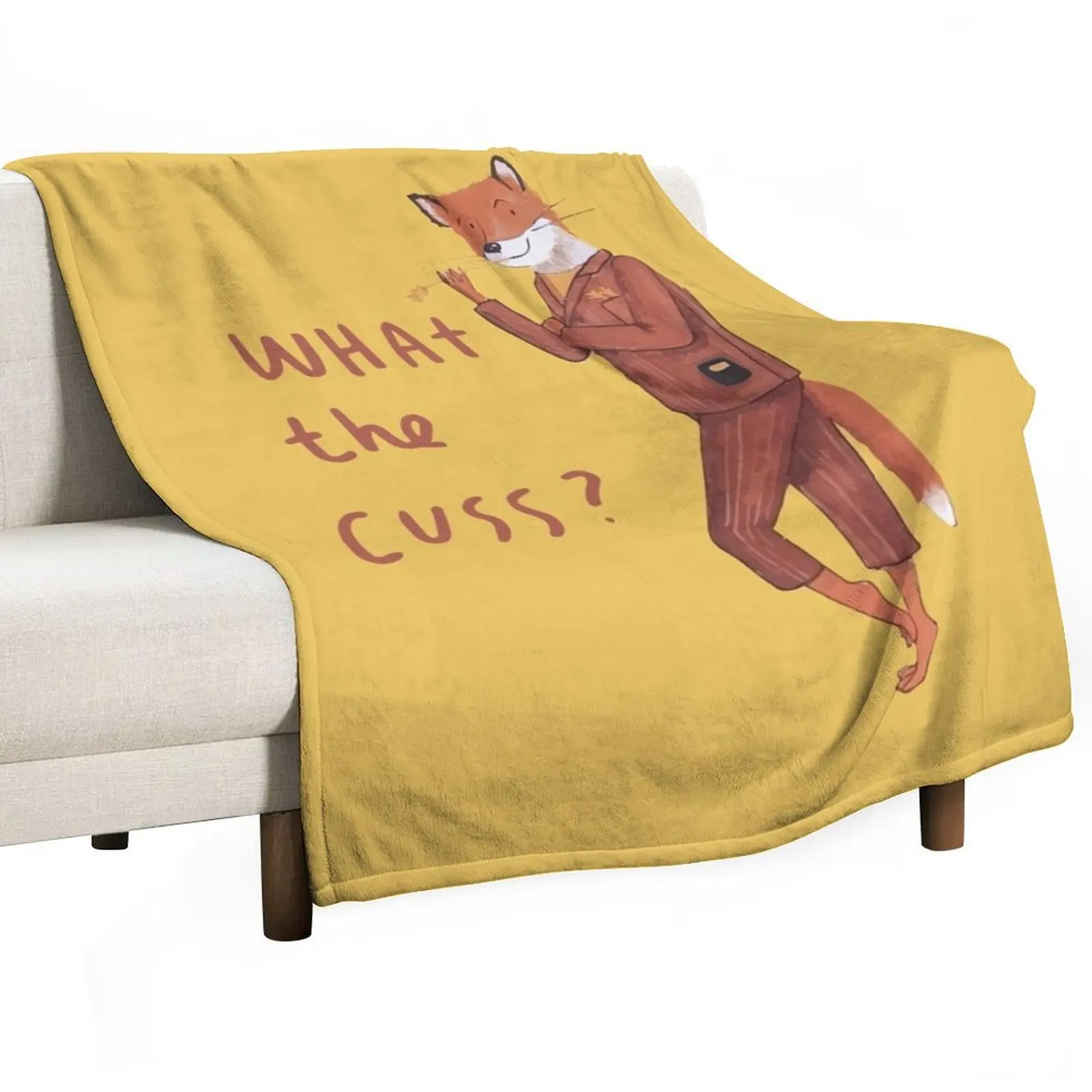 

Fantastic Mr Fox Throw Blanket Hairys Beautifuls Thins Softest Blankets