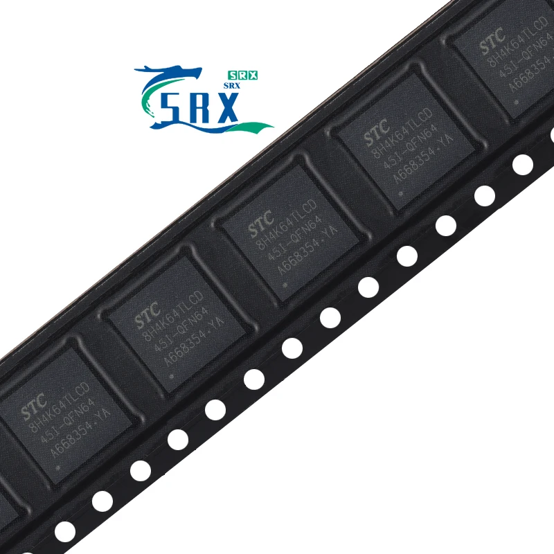 Original Genuine STC8H4K64TLCD-45I-QFN64 1T 8051 Microcontroller MCU For bulk orders please inquire