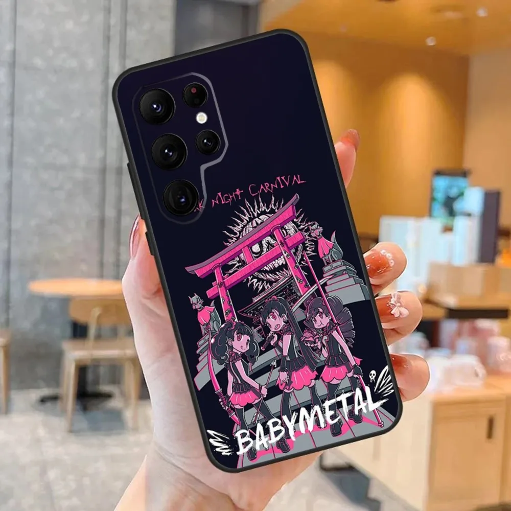 Girl Idol B-Babymetal Phone Case For SamsungS23,S22,S21,S20 Ultra Pro S10,S30Plus,S9,20lite Ultra Black Cover