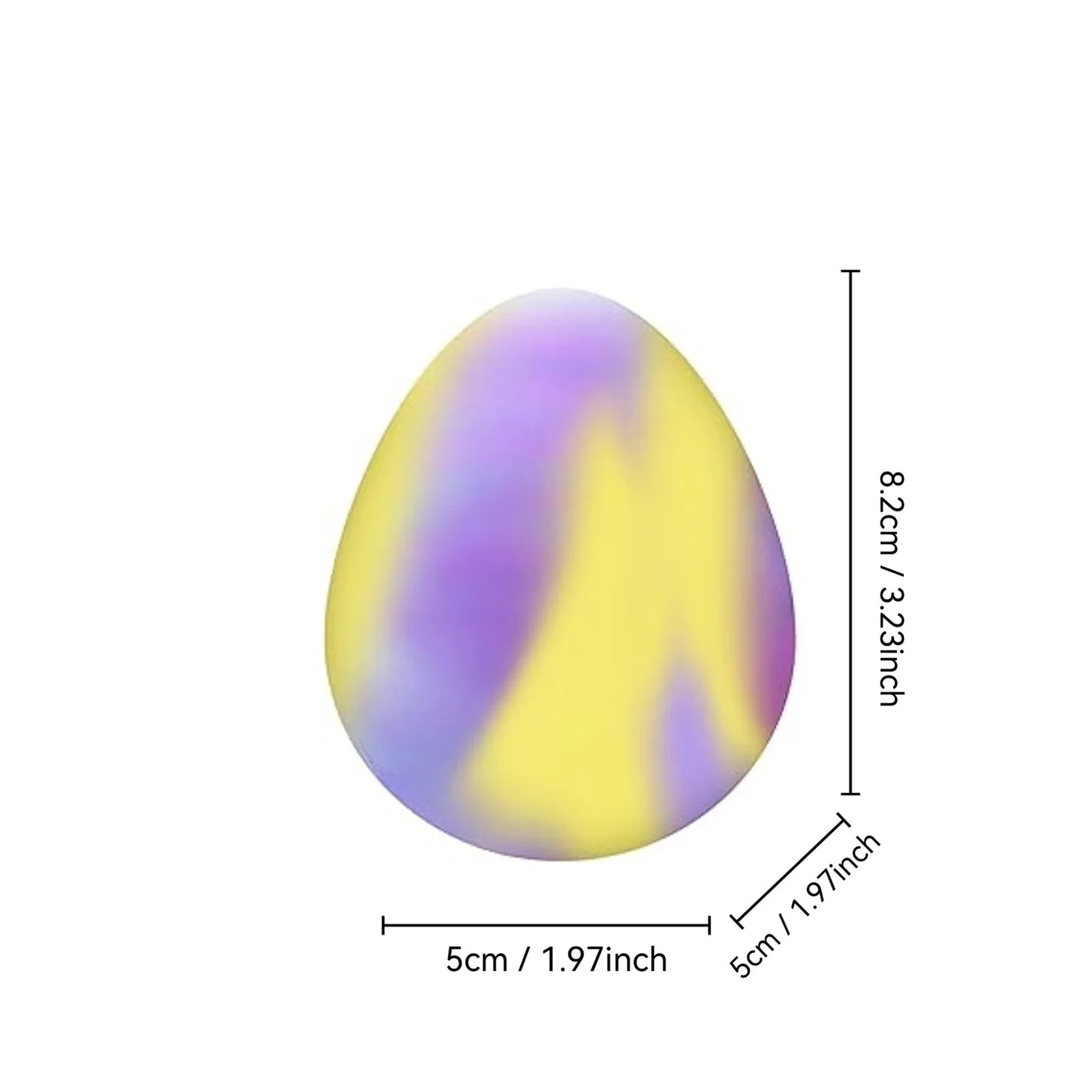 Easter Egg Stress Relief Toy Color Changing Squeeze Sensory Egg_voghion.com