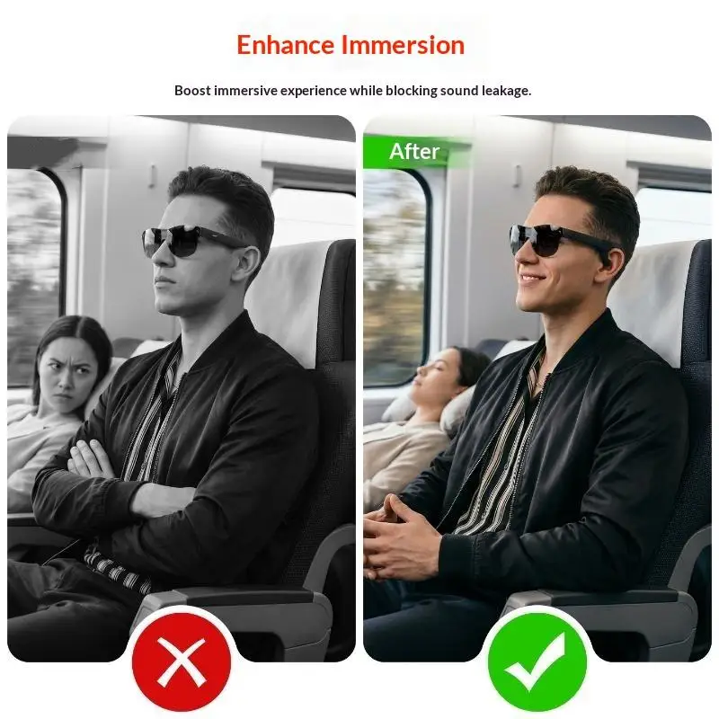Schallleitrohre für RayNeo Air 4/Air 4Pro/Air 3S/Air 3S Pro Light Soft Smart Glasses Audio-Zubehör Schallleitrohr – Detail 6