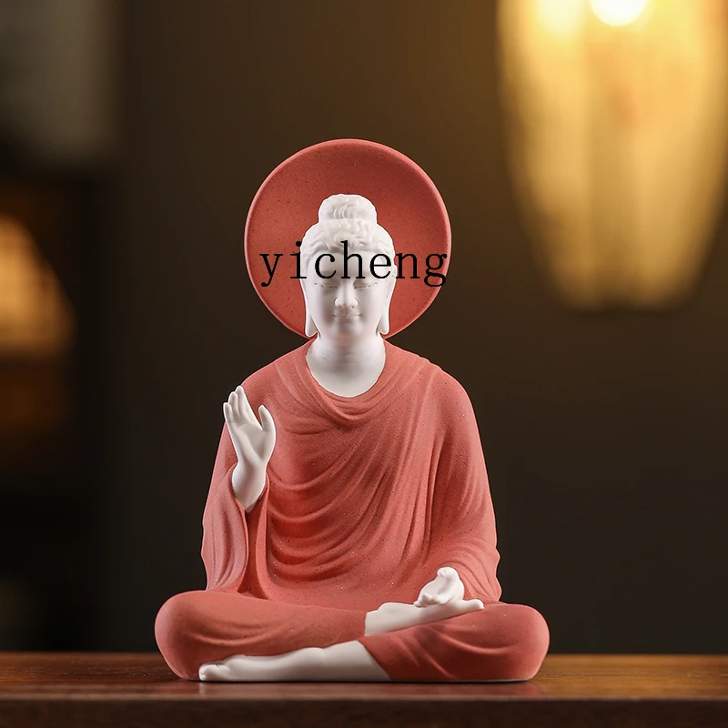 

TWR Ornament Shakyamuni Buddha Home Worship Hall Offering Living Room Amitabha Buddha Statue