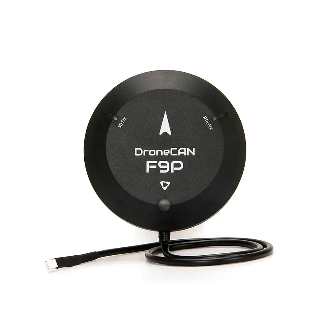 Holybro DroneCAN H-RTK F9P GNSS Module 2025 | Helical Antenna | Centimeter Precision for Pixhawk Flight Controller