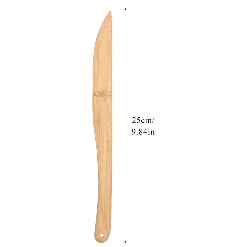 1Pcs Vintage Rice Paper Cutter Paper Knife Wooden Envelope Opener Handmade Letter Opener Paper Cutting Bamboo Knife Tool