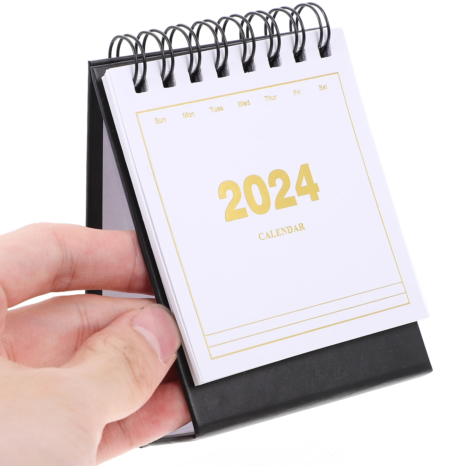 

Sturdy Mini Desk 2023-2024 Desktop Stand Flip For Office Home Thick Material Freestanding Table Calendar 2024 Small