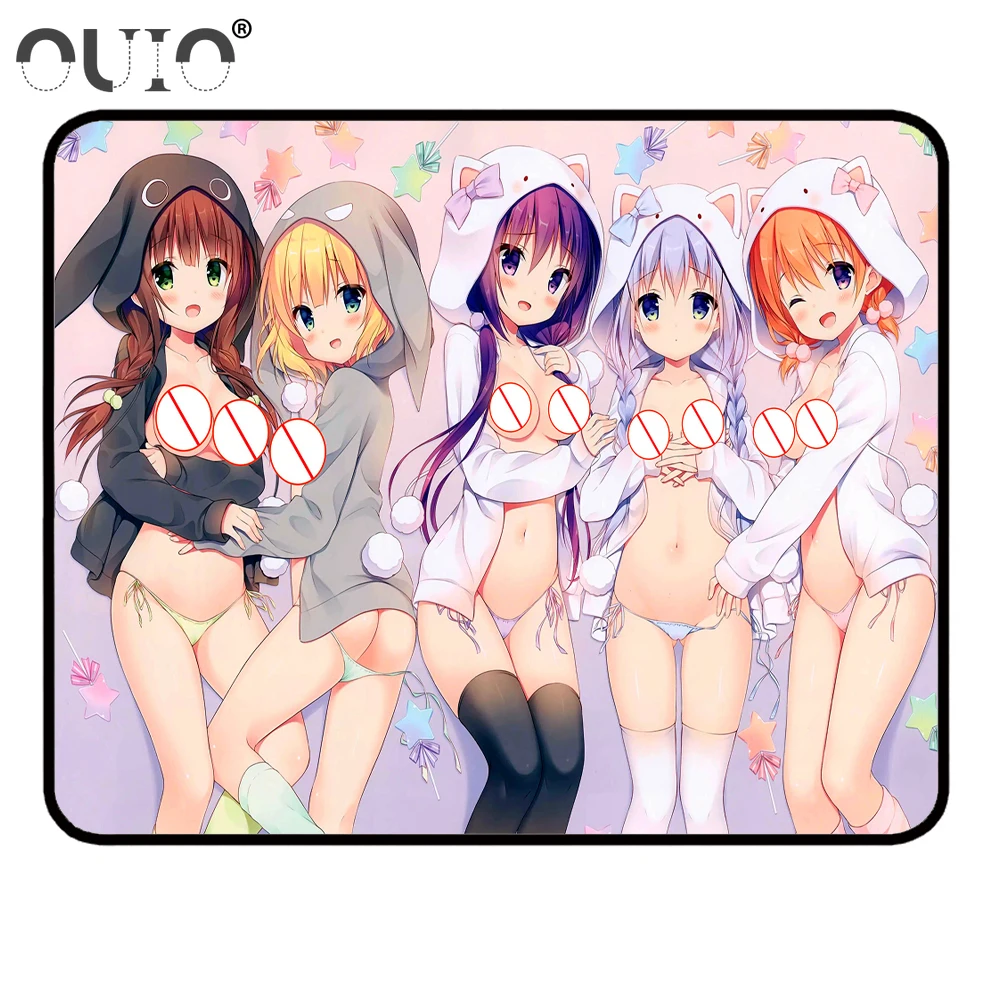 Seksi küçük fare altlığı bilgisayar pedi Mousepads sevimli Kawaii seksi kız büyük göt büyük göğüsler oyun aksesuarları halı oyun Anime masa