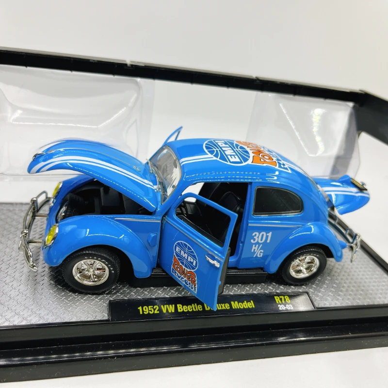 1:24 1952 VW Beetle Deluxe Model High Simulation Diecast Car Metal VOLKSWAGEN Alloy Model Car Gift Collection