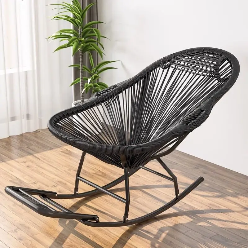 Color rocking chair Balcony Leisure Lazy living room Happy chair Outdoor home