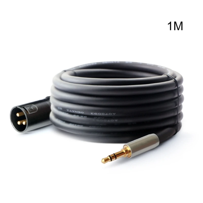 3.5mm To XLR Cable 3 Pin-Jack To XLR Male Stereo- Plugs 3.5 To XLR Male  Adapter