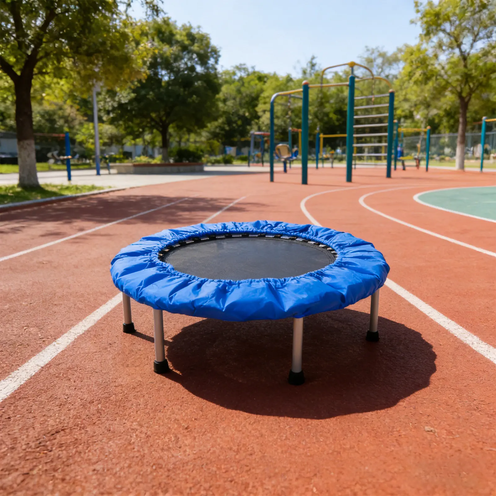 

Защитный чехол для батута 36 дюймов - круглый, водонепроницаемый, устойчивый к УФ-излучению, для использования на улице, простая установка, синий