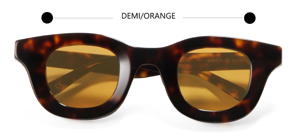 Rhud Designer-Sonnenbrille aus Acetat für Damen, Markendesigner, übergroße runde Farbtöne, Thierry Hip-Hop-Stil, Herren-Sonnenbrille, kein Markenlogo – Detail 7