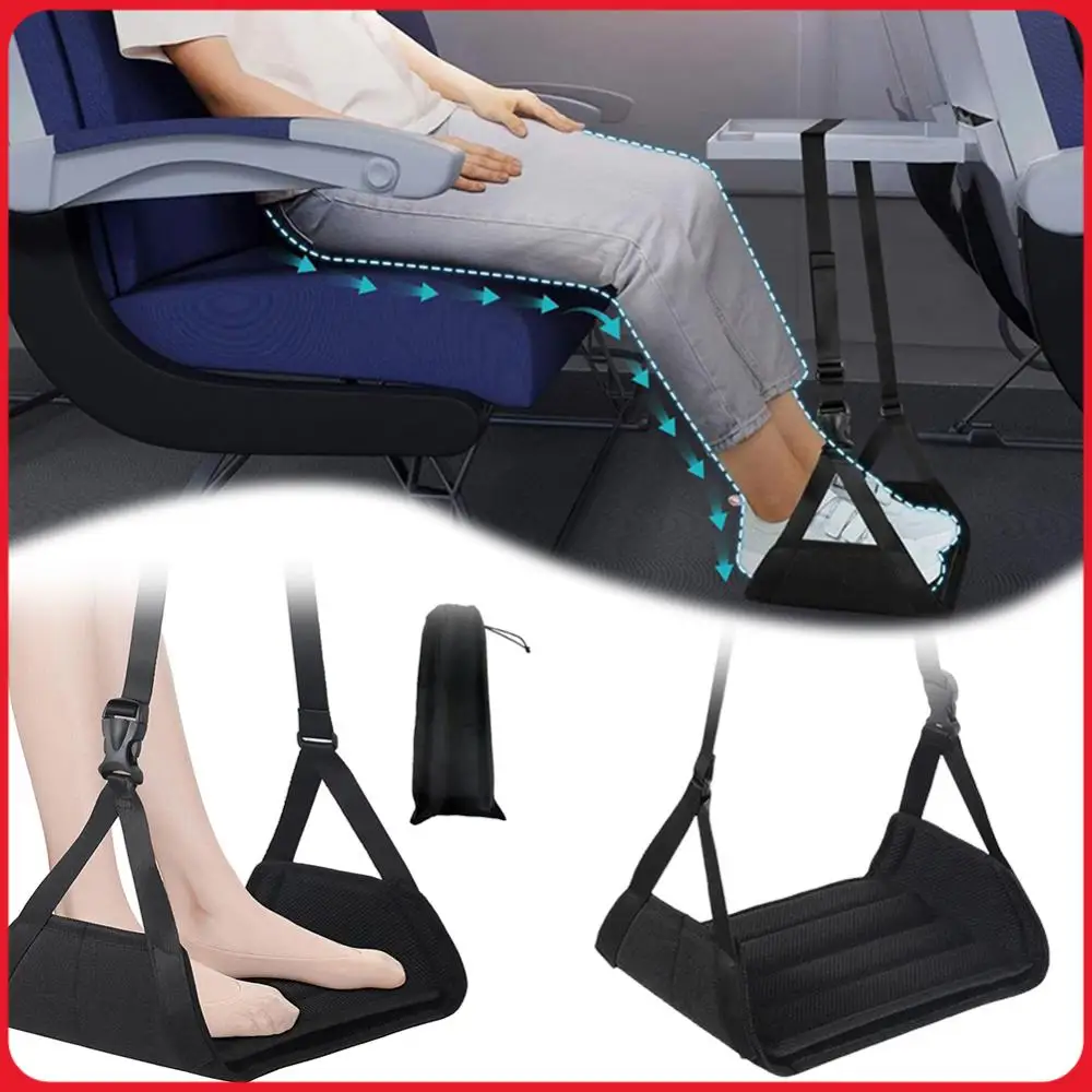 

Travel Footrest Hammock Portable Airplane Footrest Travel Foot Rest for Plane Travel Accessories
