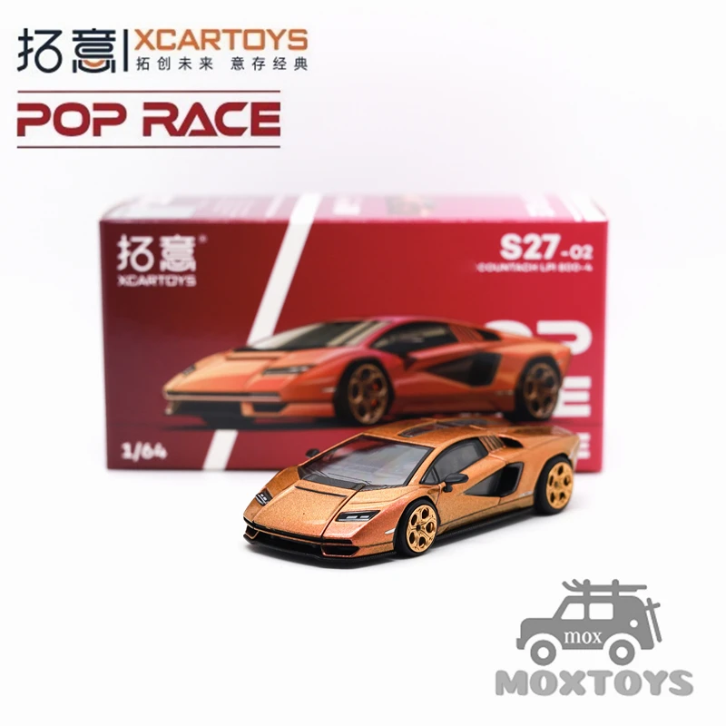

Xcartoys x POP RACE 1:64 Countach LPI 800-4 Blu Hal Diecast Model Car