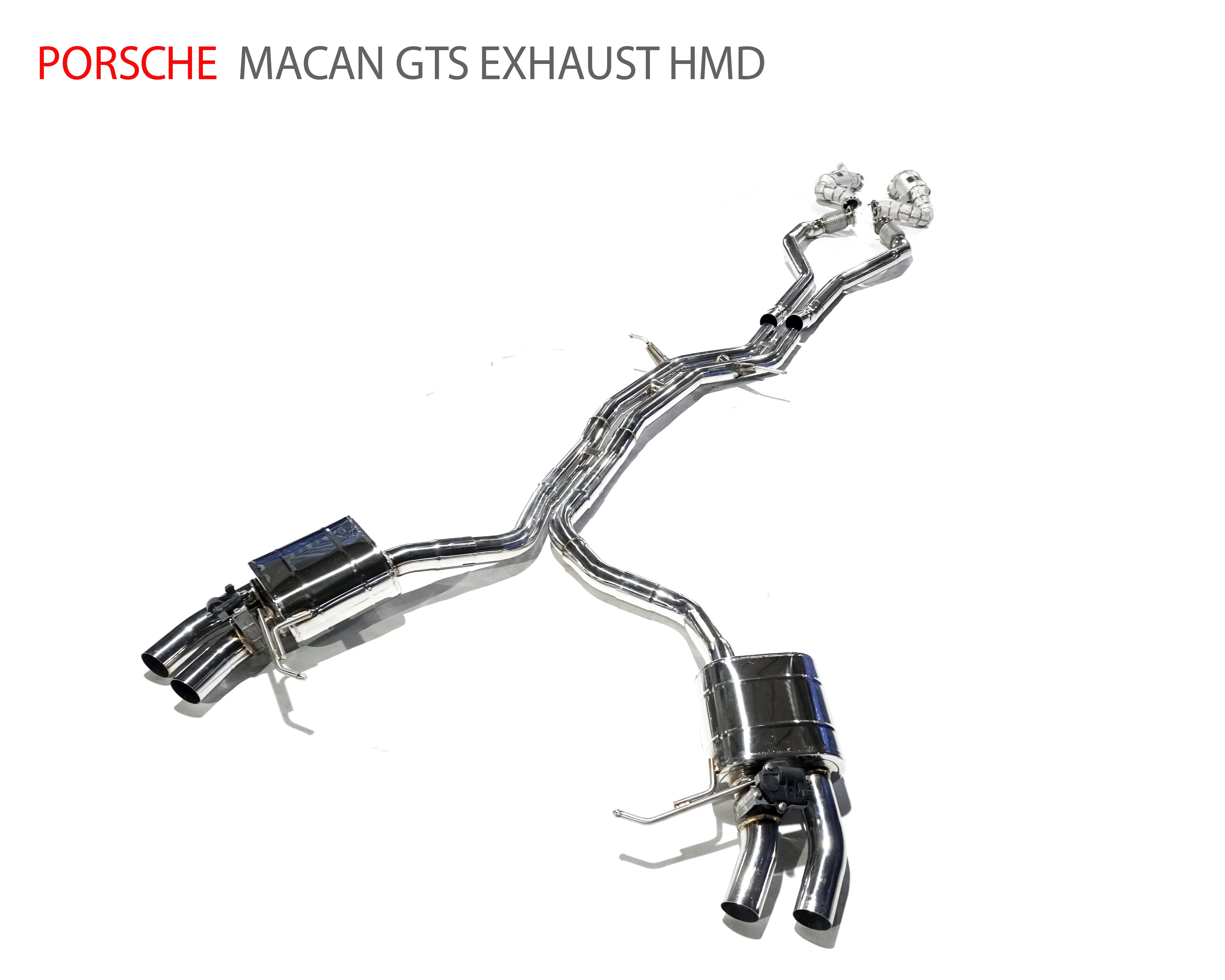 

HMD Car Accessories Stainless Steel Catback Exhaust Assembly For Porsche Macan S GTS Turbo Auto Muffler With Valve