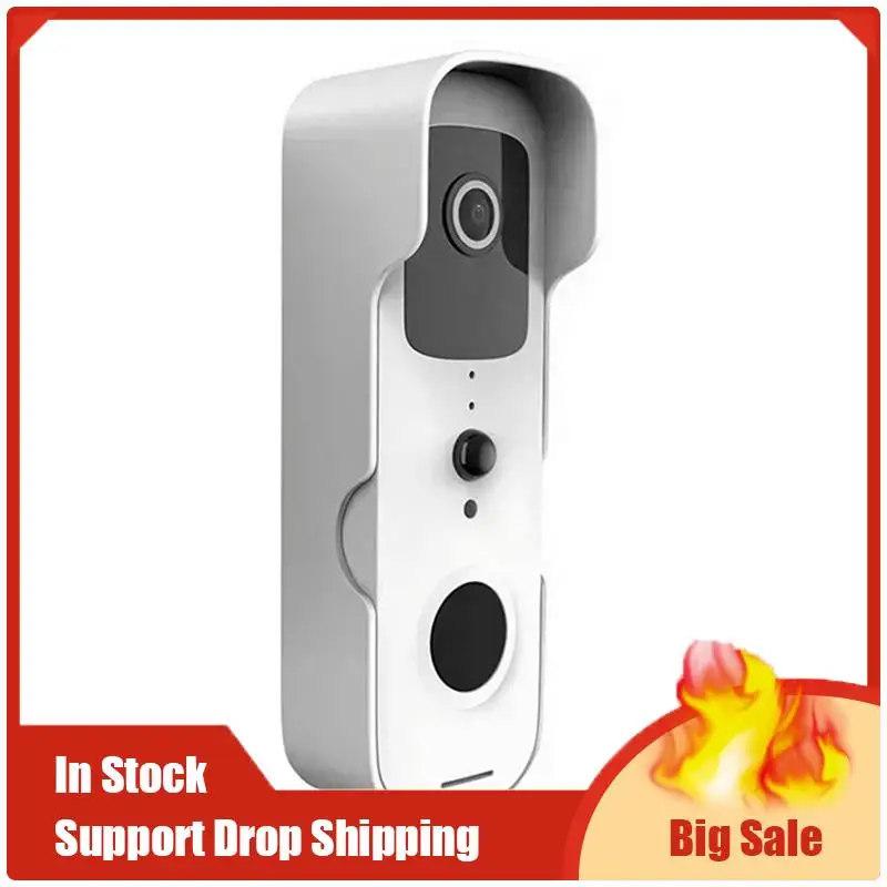 Лучшие предложения Умный водонепроницаемый видеодомофон Tuya, беспроводная камера 1080P FHD с ночным видением, цифровой дверной домофон для просмотра
